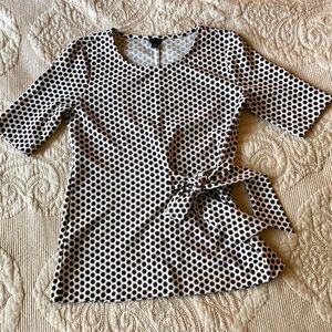 Ann Taylor Dotted Shirt